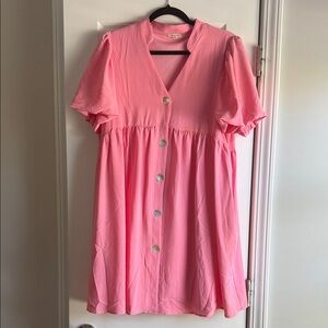 JODIFL Pink Midi Dress
